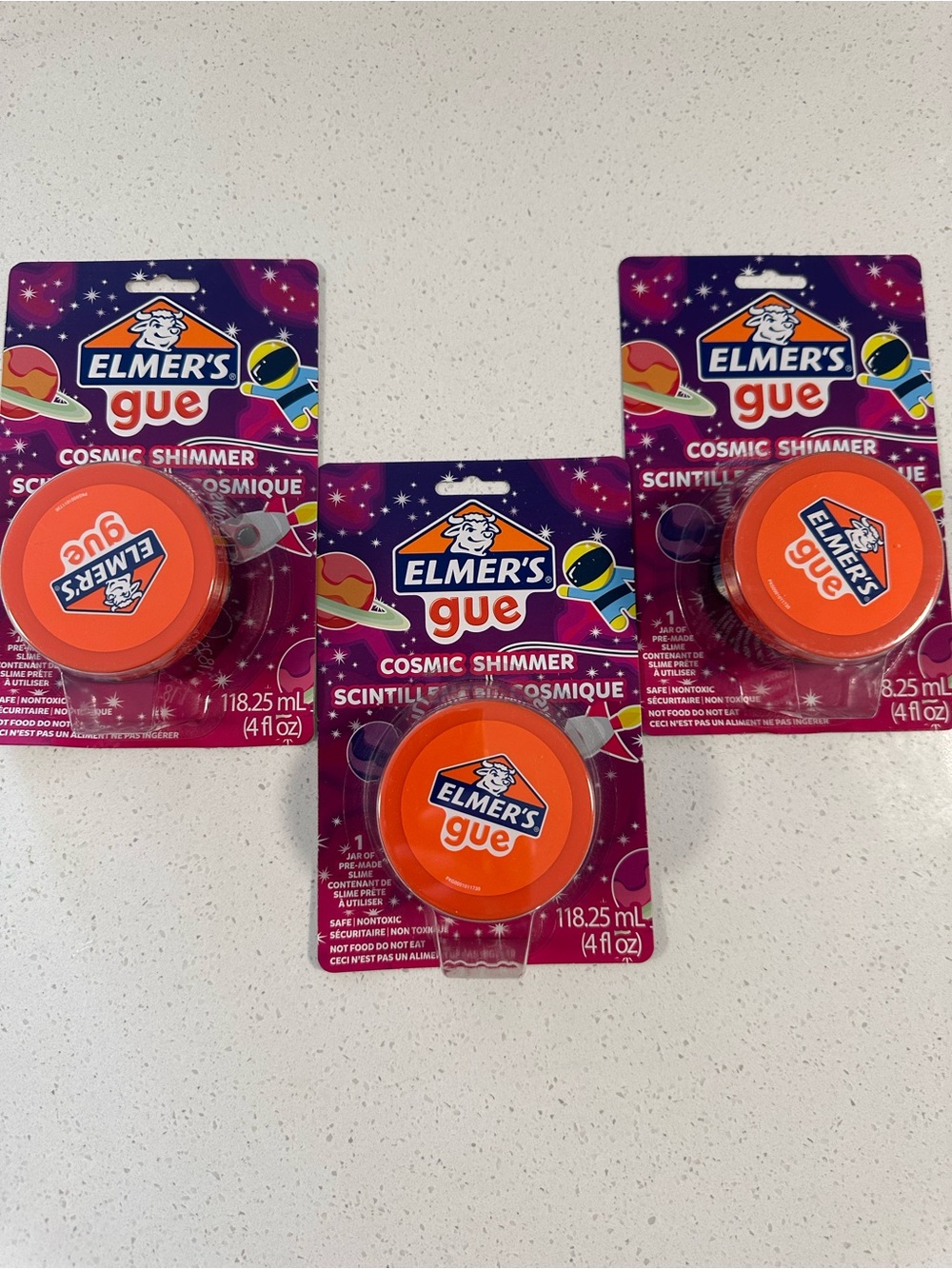 Elmer’s Cosmic Shimmer GUE is a premade ready to play toy. Kids Love It!
